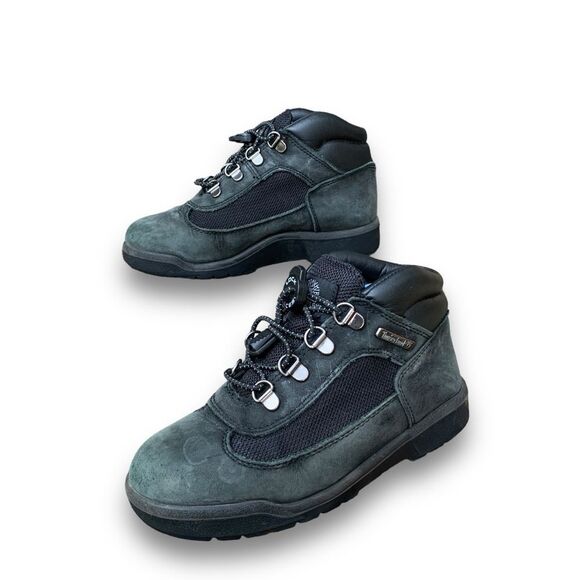 Timberland Hikers Distressed Grey Suede Upper Casual Shoes No Tie Size 2 - Picture 5 of 13